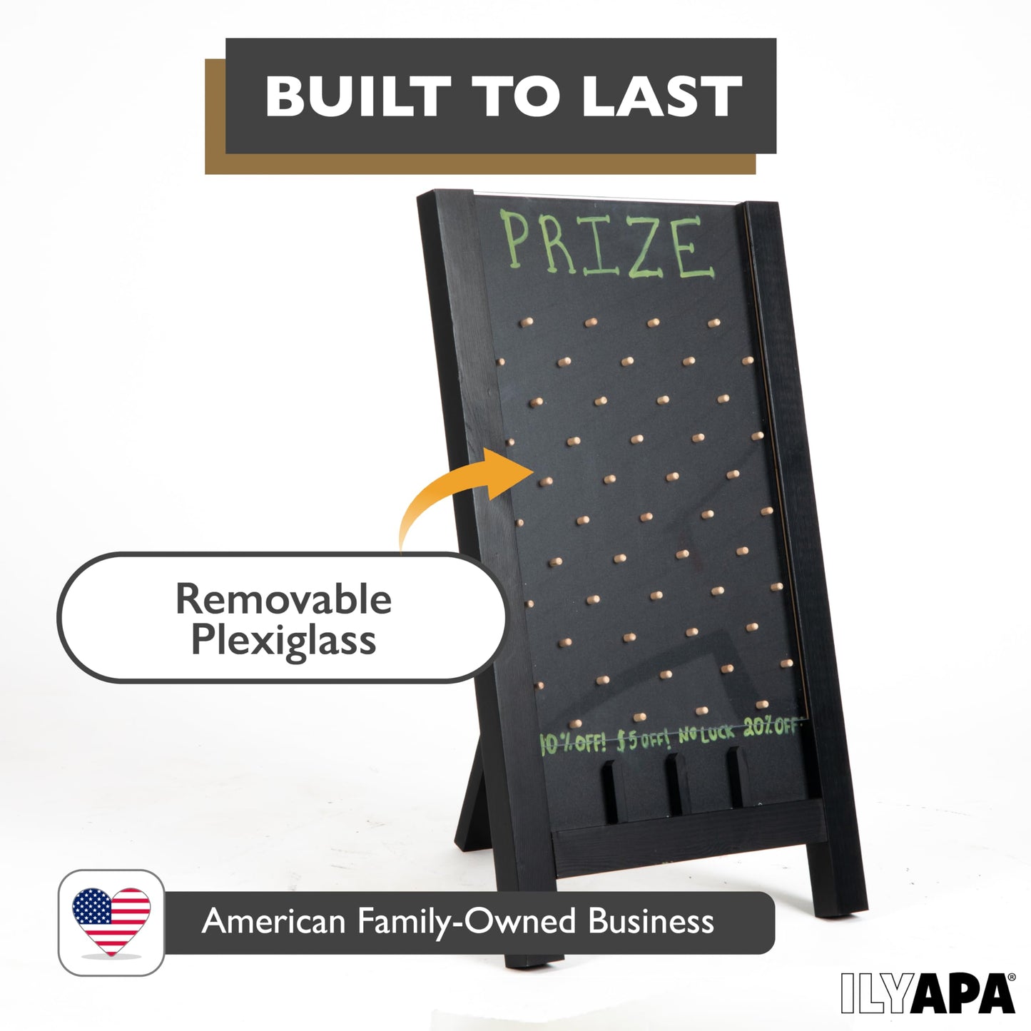 Ilyapa Board – Large 14x24 Inch Prize Drop Game for Events & Trade Shows