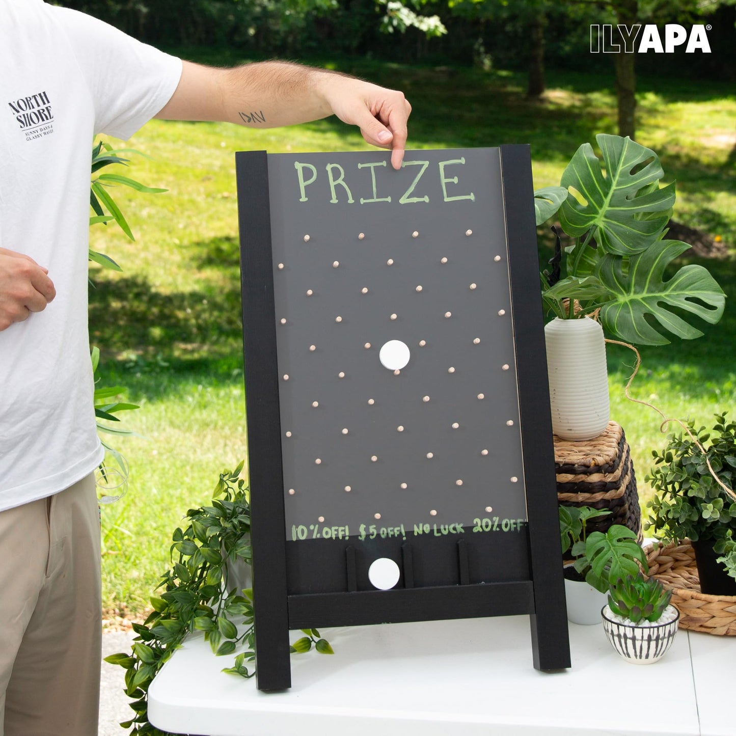 Ilyapa Board – Large 14x24 Inch Prize Drop Game for Events & Trade Shows