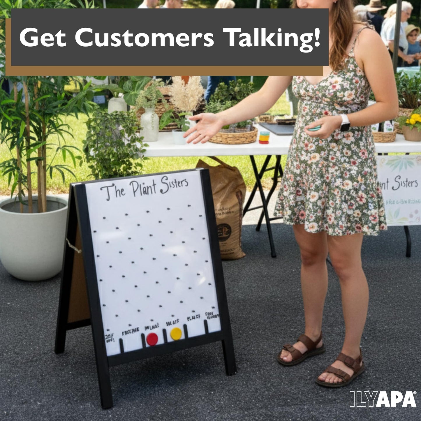 Ilyapa Board - Large 21x30 Inch Portable Prize Drop Game for Events & Trade Shows