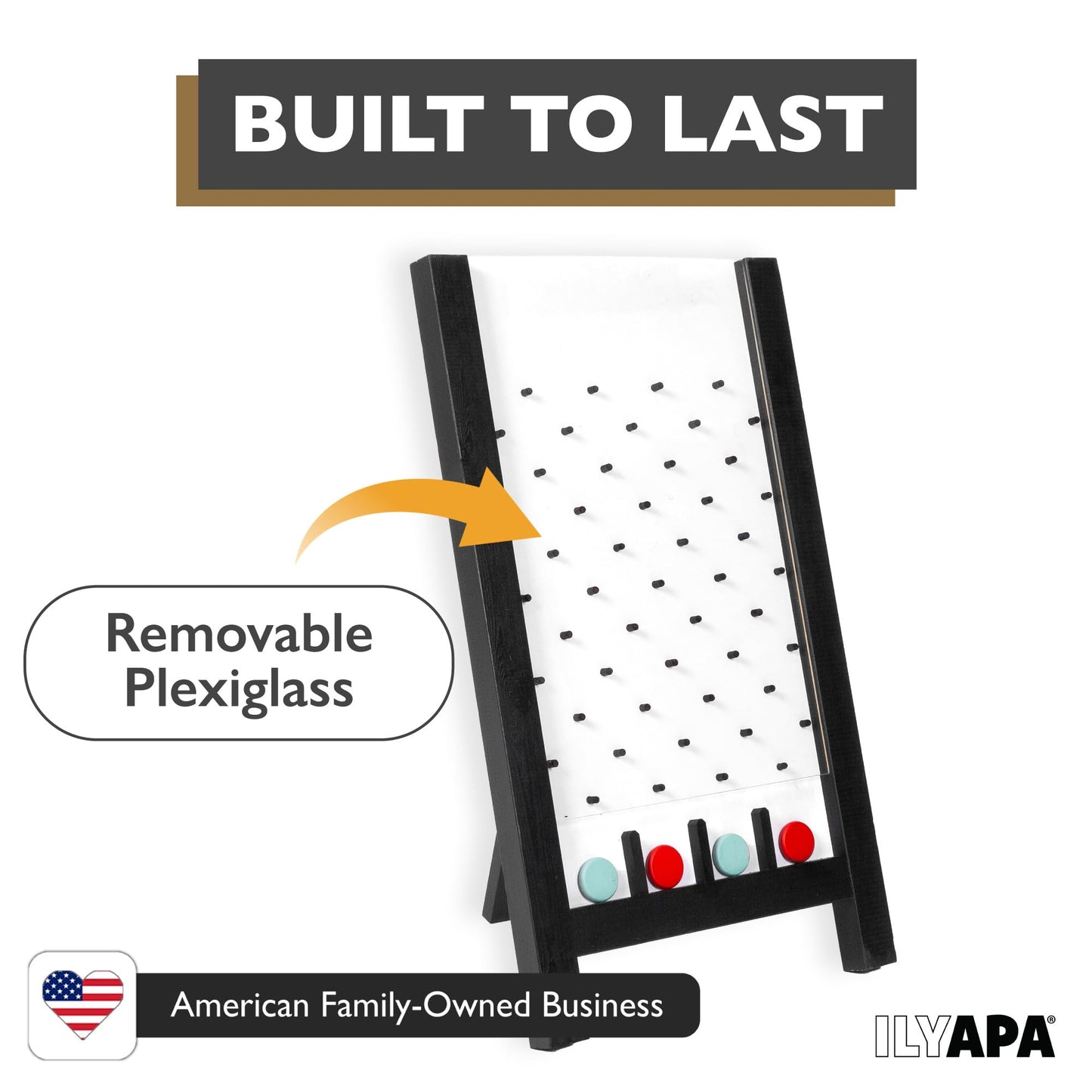 Ilyapa Large Prize Drop Board — 14x24 in A-Frame Whiteboard Sign (Single Sided)
