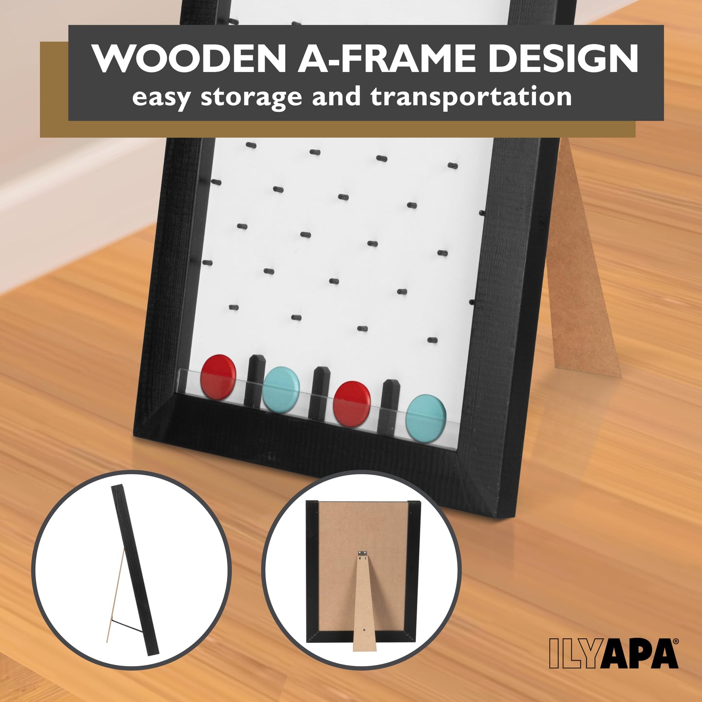 Ilyapa Tabletop Plinko Board – 13x17 in Prize Drop Game for Events & Trade Shows