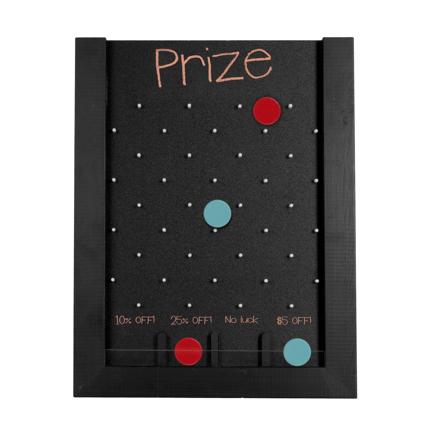 Ilyapa Prize Drop Board - 13x17 Inch Tabletop Trade Show Game with Wooden A-Frame Sign