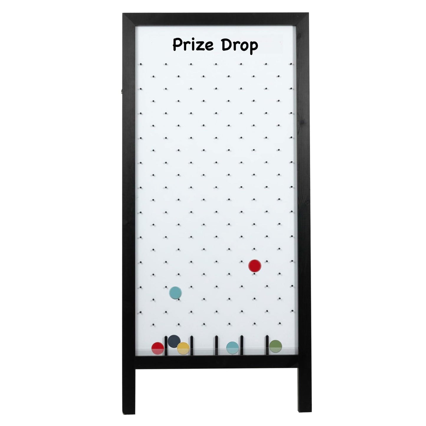 Ilyapa Extra Large Prize Drop Board Game – 28x57 in, Double-Sided A-Frame, Includes 20 Coin Discs