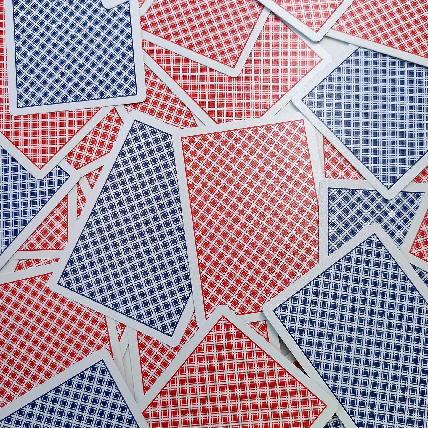 IMAGAME Plastic Playing Cards – Poker Size, Casino Quality, Waterproof & Washable, Jumbo Index (Blue & Red Deck)
