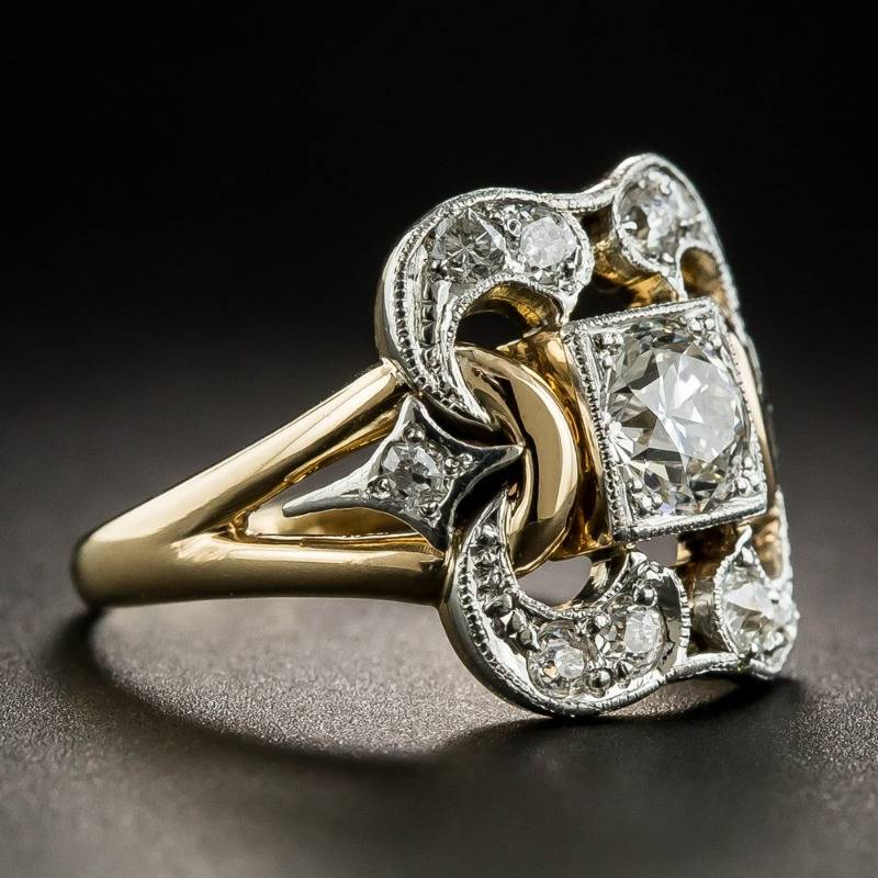 Florence Luxe - Gold Ring with Zirconium
