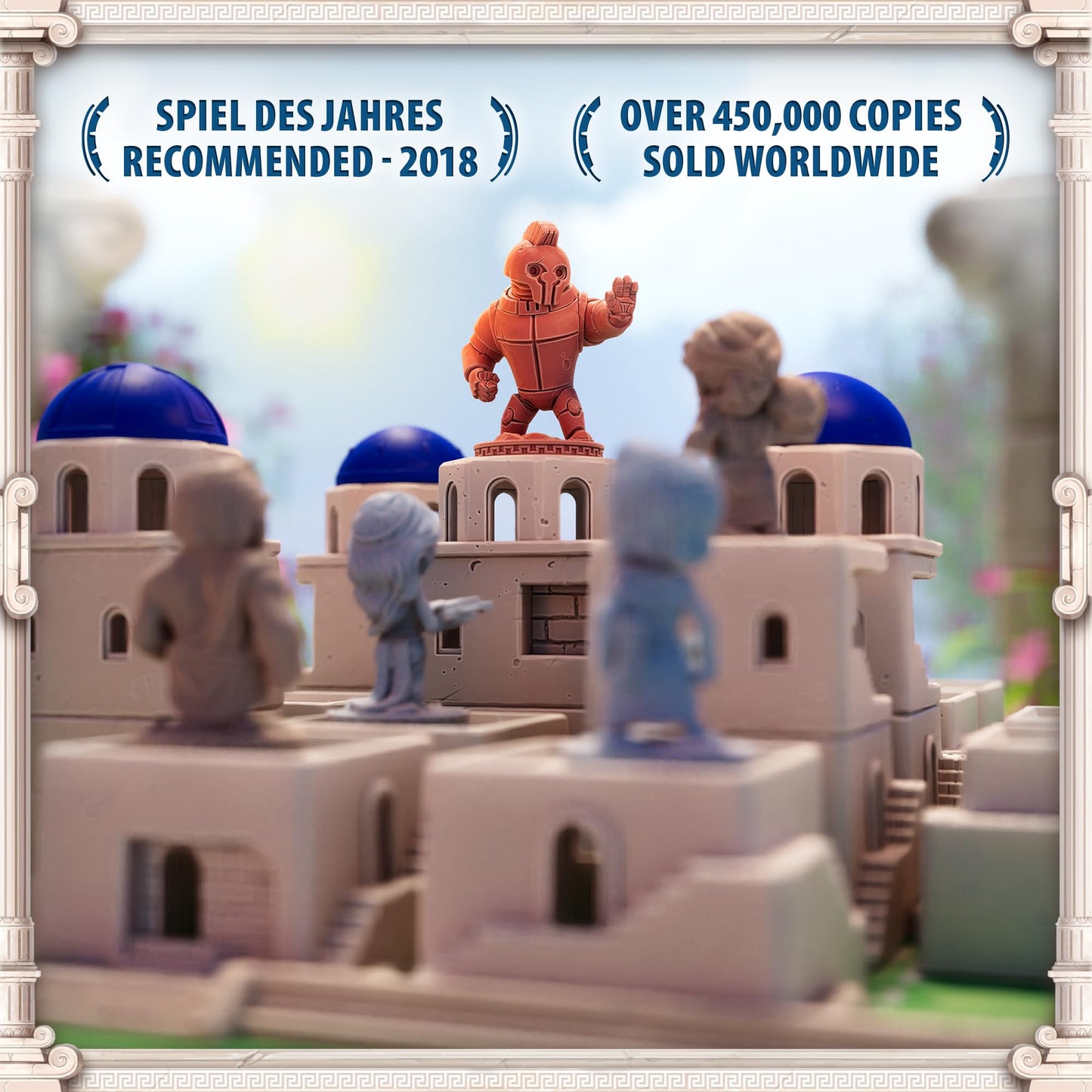 Santorini: Second Edition – Roxley Games | Accessible Strategy Game for Ages 8+, About 20 Minutes