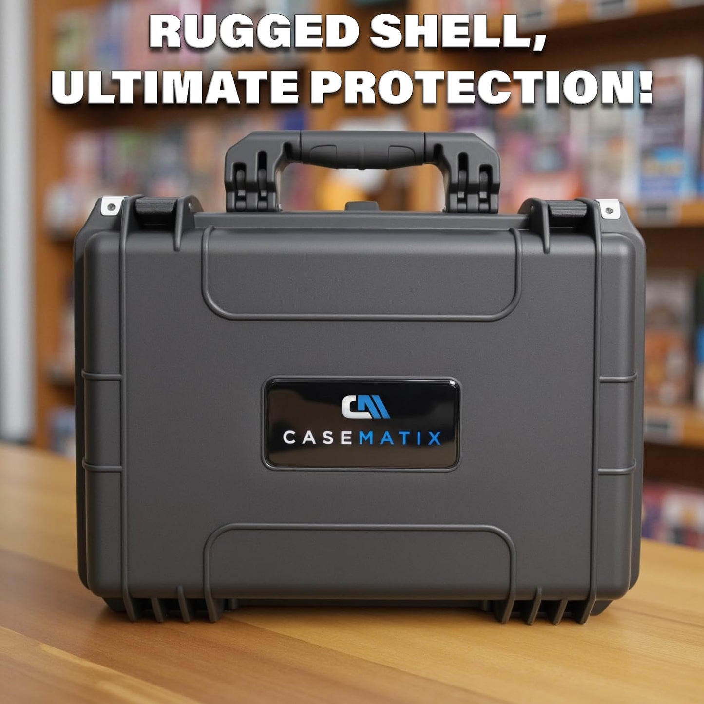 CASEMATIX Graded Card Case Pro Edition – Waterproof Box for 120+ Graded Cards