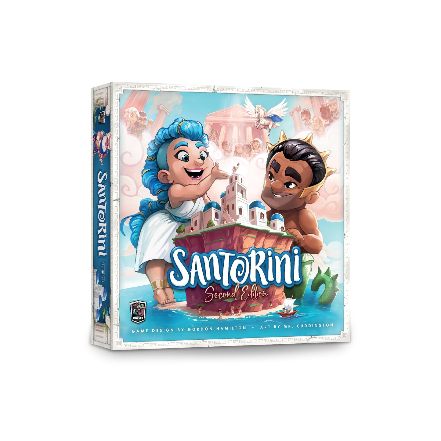 Santorini: Second Edition – Roxley Games | Accessible Strategy Game for Ages 8+, About 20 Minutes