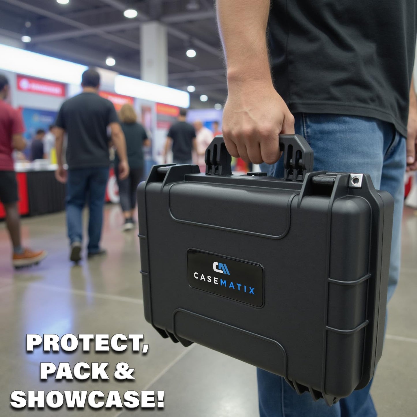 CASEMATIX Graded Card Case Pro Edition – Waterproof Box for 120+ Graded Cards
