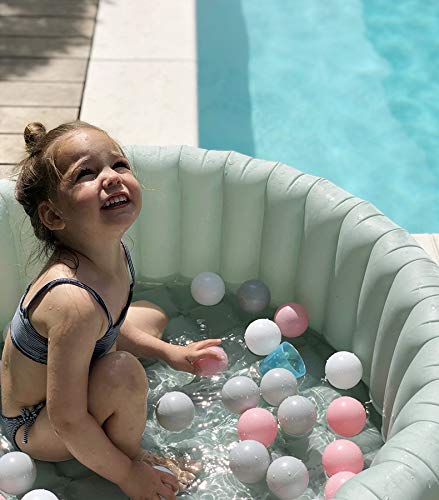 Thenese Pink Ball Pit Balls 100pcs | BPA-Free Soft Plastic Ball Pit Toys for Toddlers