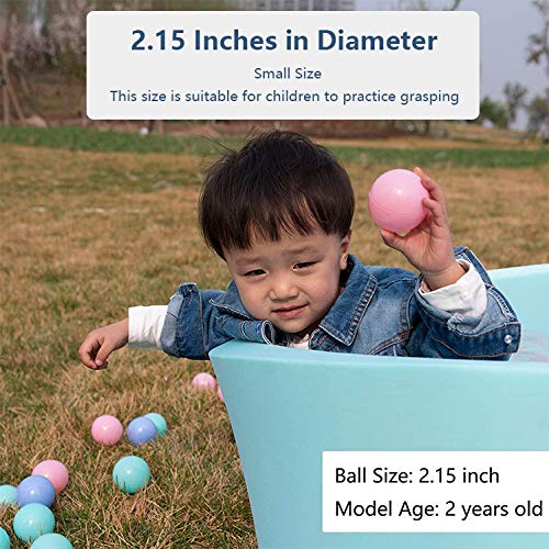 Thenese Pink Ball Pit Balls 100pcs | BPA-Free Soft Plastic Ball Pit Toys for Toddlers