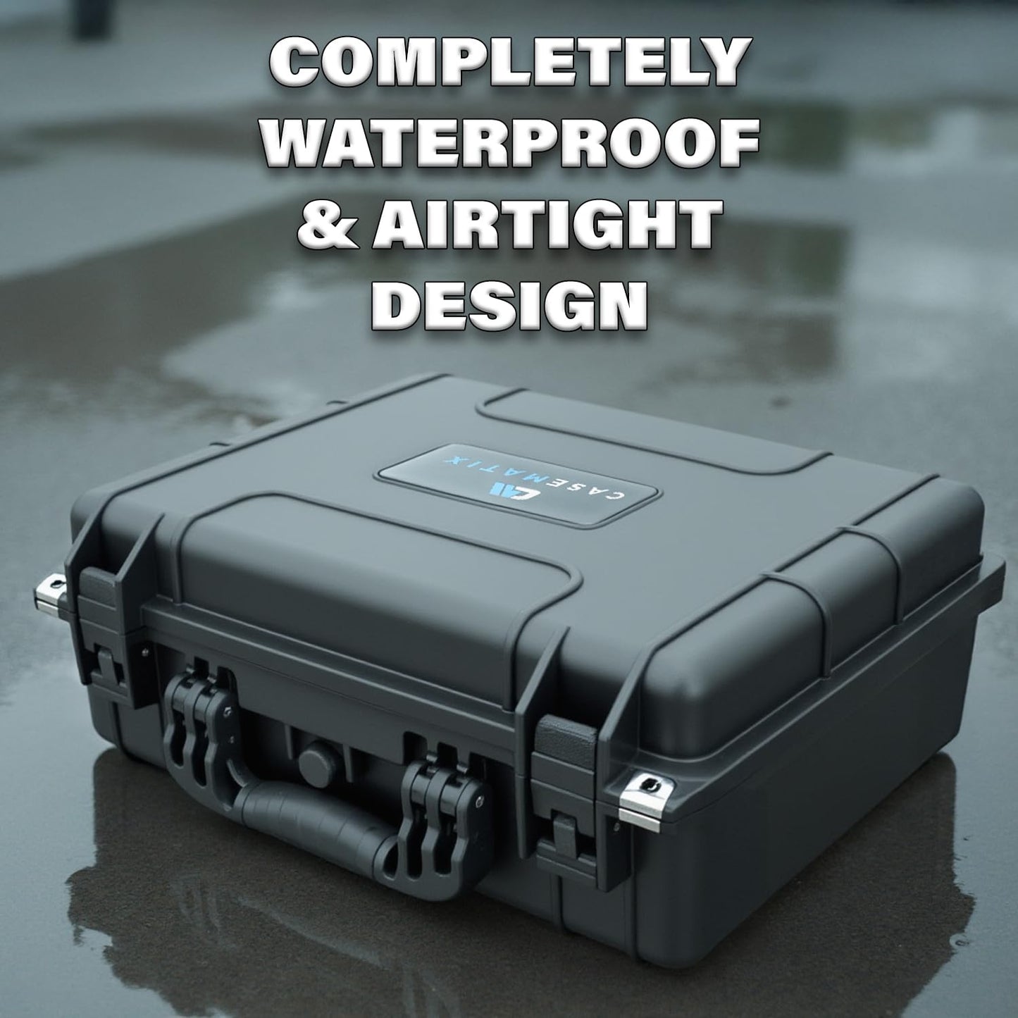 CASEMATIX Graded Card Case Pro Edition – Waterproof Box for 120+ Graded Cards