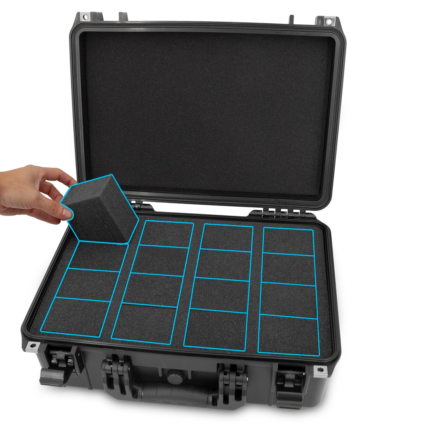 CASEMATIX Graded Card Case Pro Edition – Waterproof Box for 120+ Graded Cards
