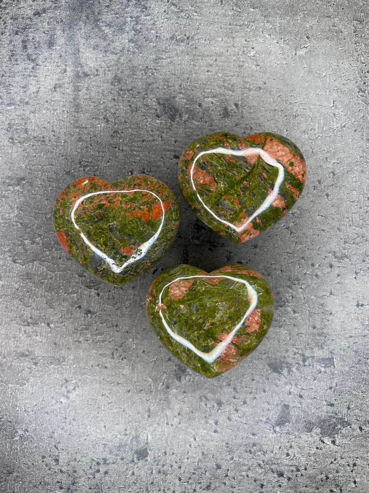 Unakite - Medium heart