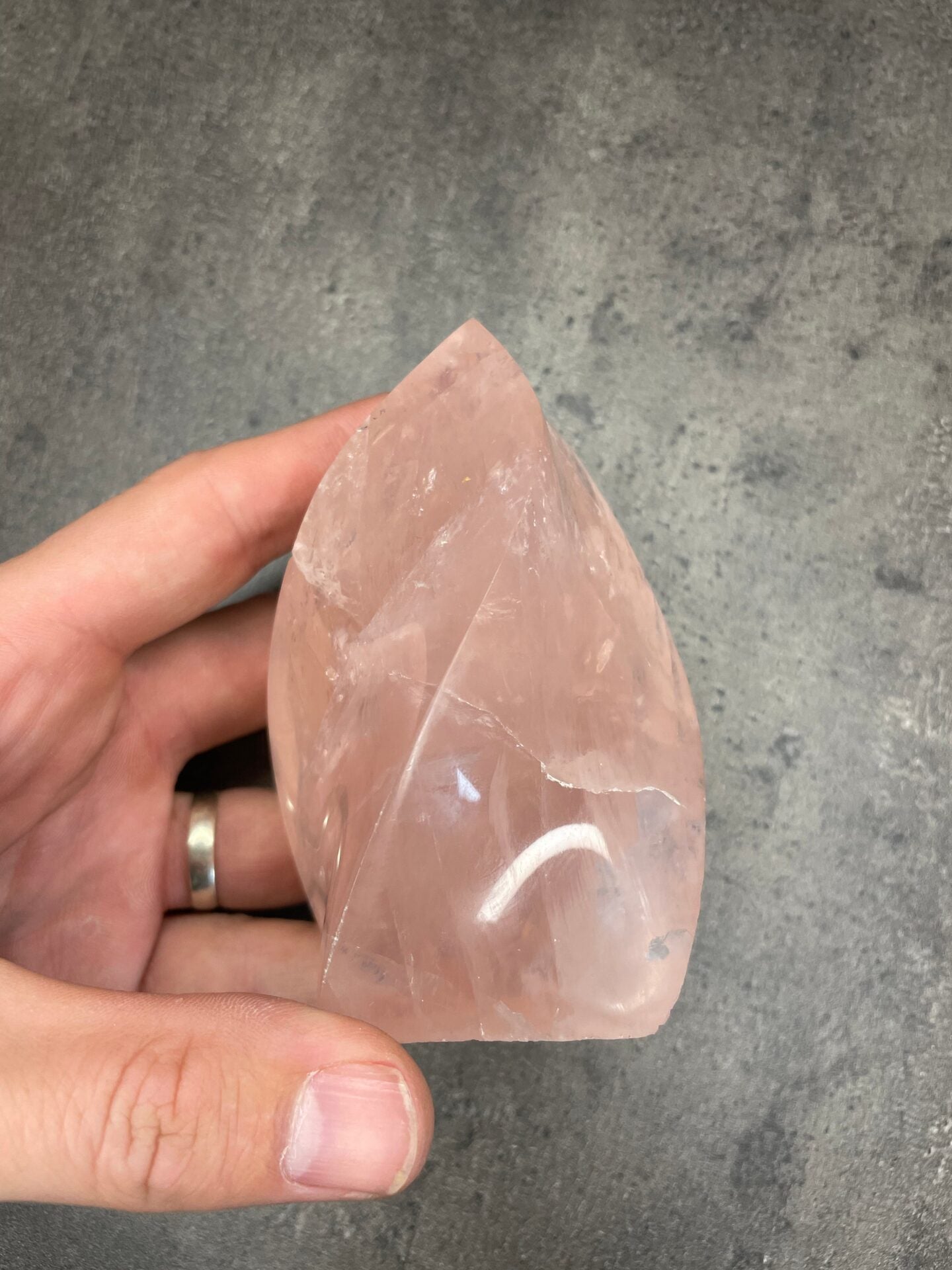 Rose quartz - Flame