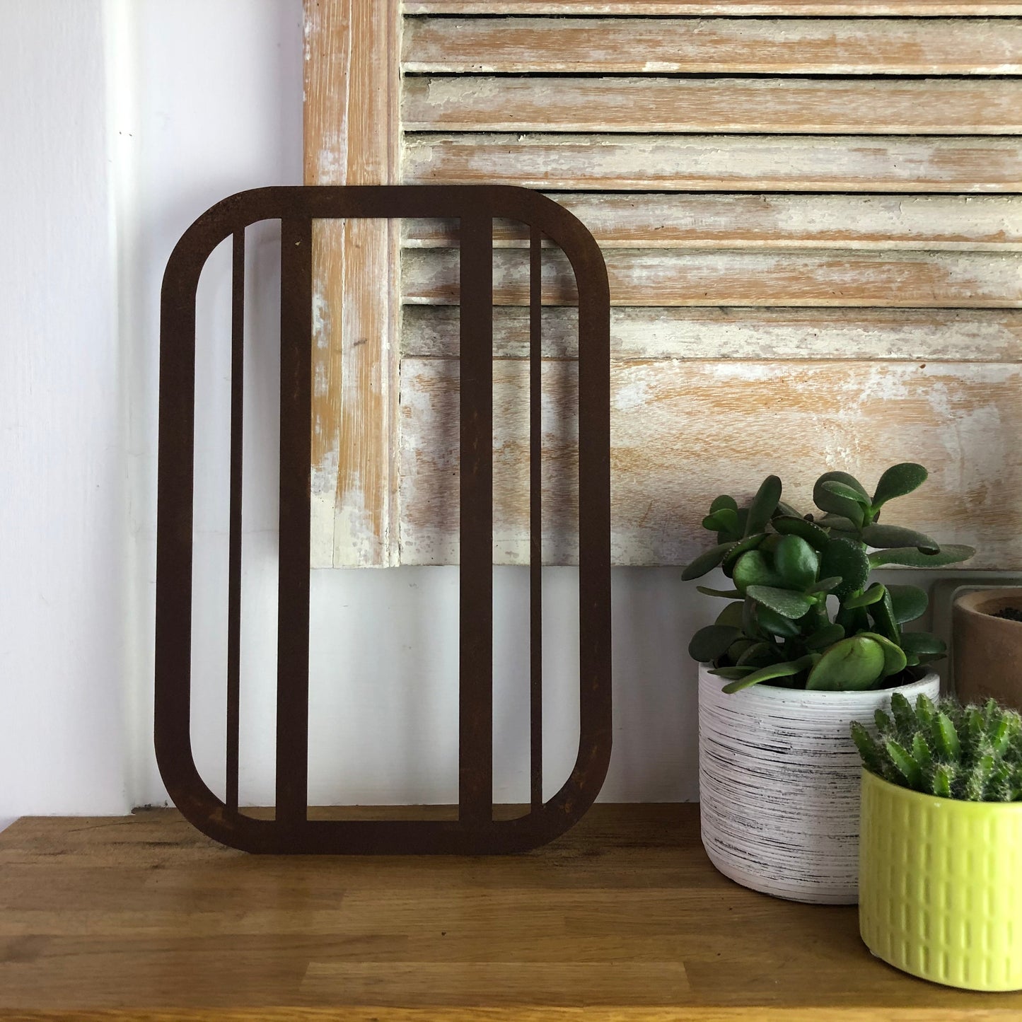 Rustic Art Deco Rusty Metal Alphabet Letters – Home & Garden A-Z 0-9