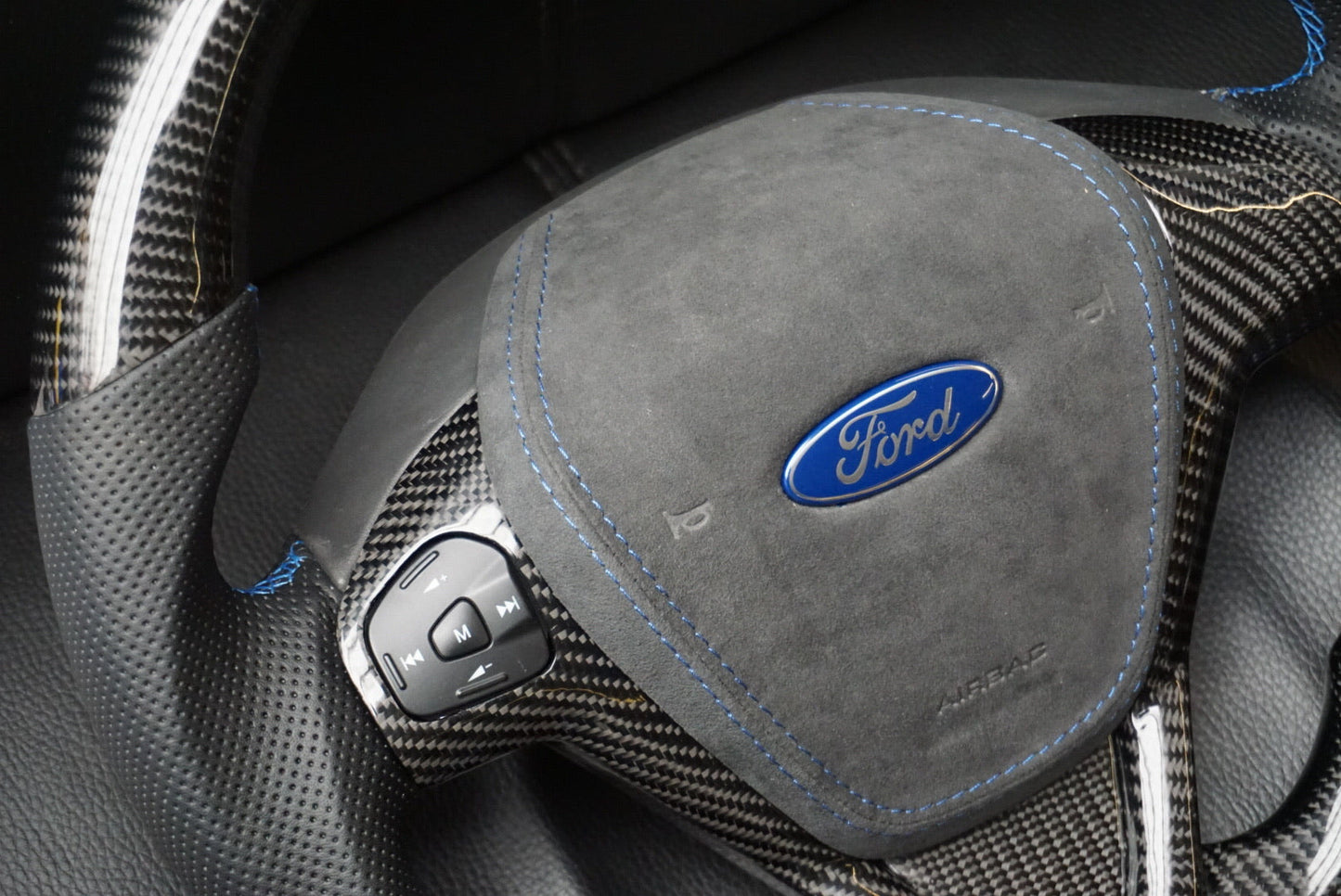 Ford Fiesta Carbon Fibre Custom Steering Wheel (MK7 / MK7.5 - 2009 to 2017)