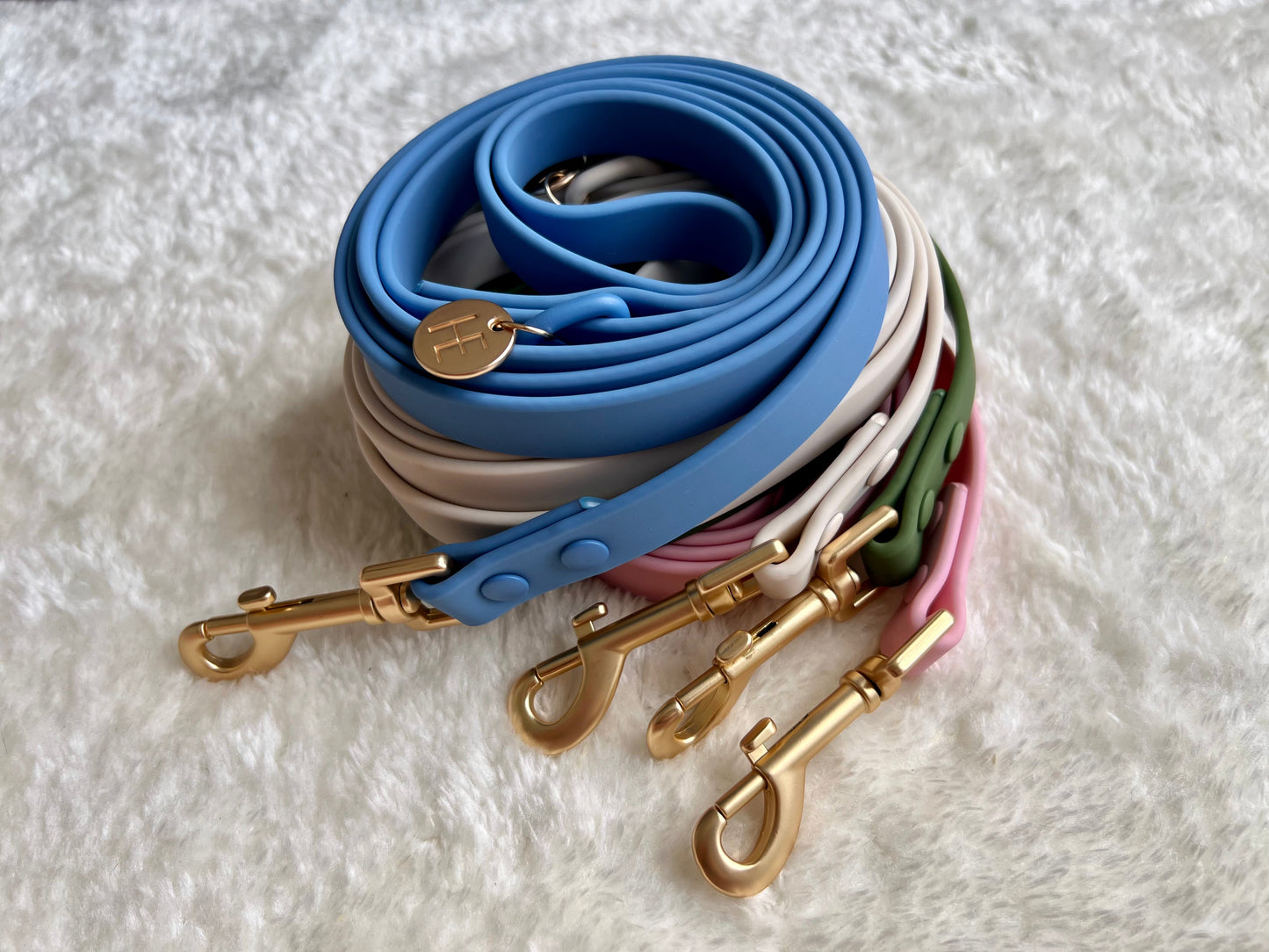Oatmeal Latte 'All Weather' Dog Collar