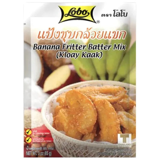 LOBO Banana Fritter Batter Mix (Kloay Kaak) 85g