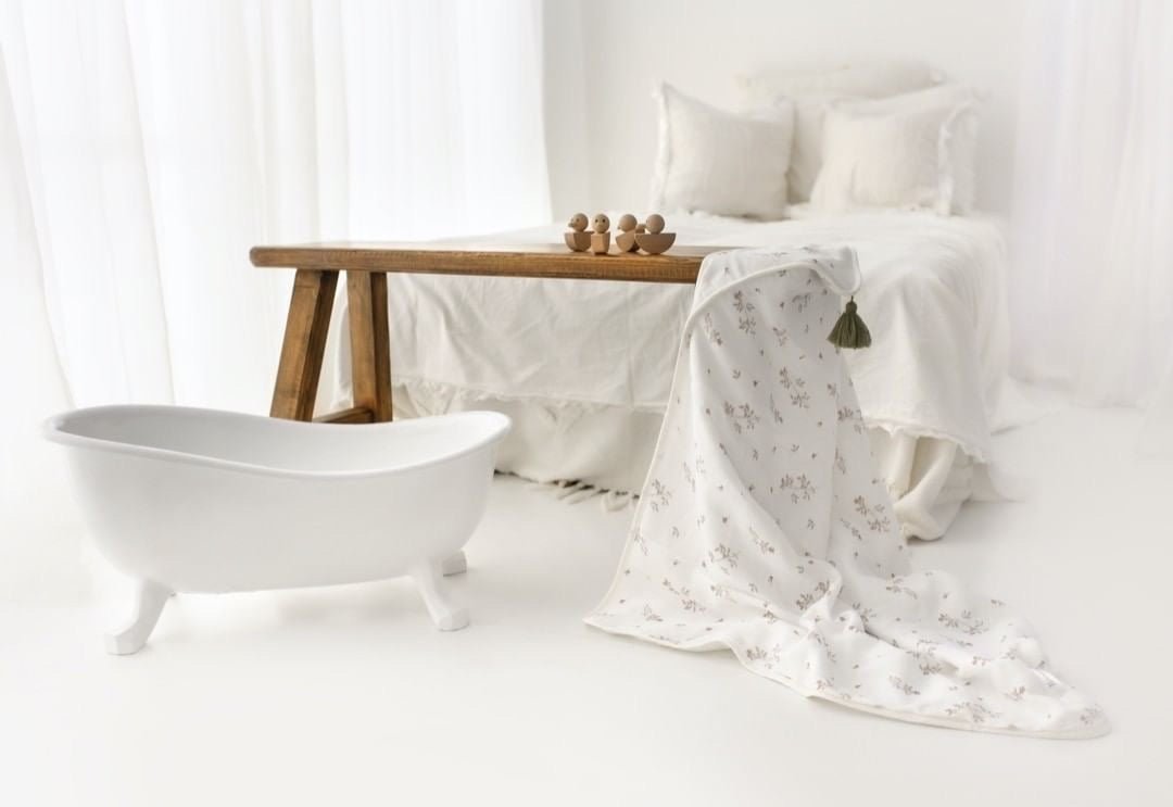 Baby Hooded Towel - Jasmine
