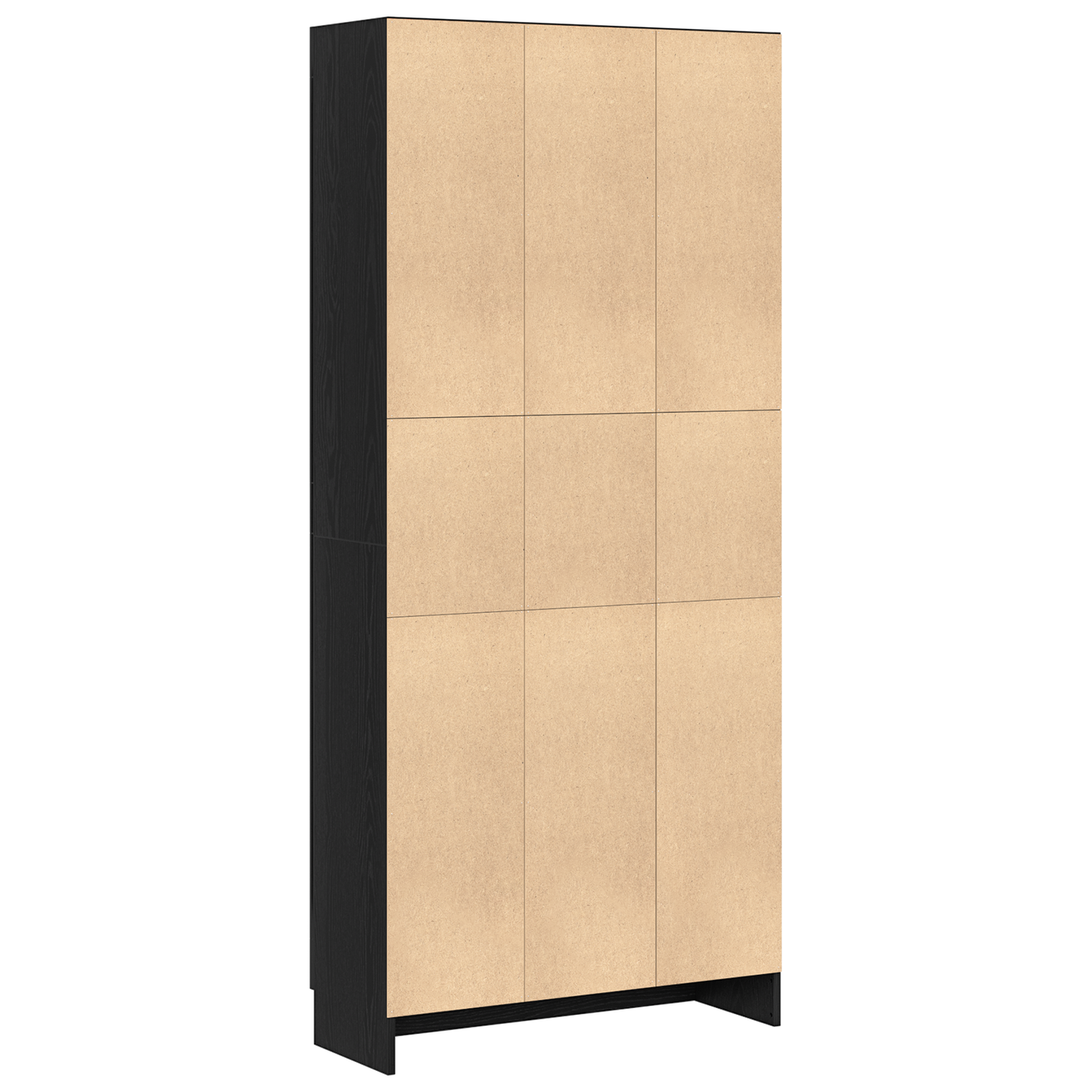 Book Cabinets - 2 Pack - Black Oak - 82.5 x 30.5 x 185 cm - Engineered Wood
