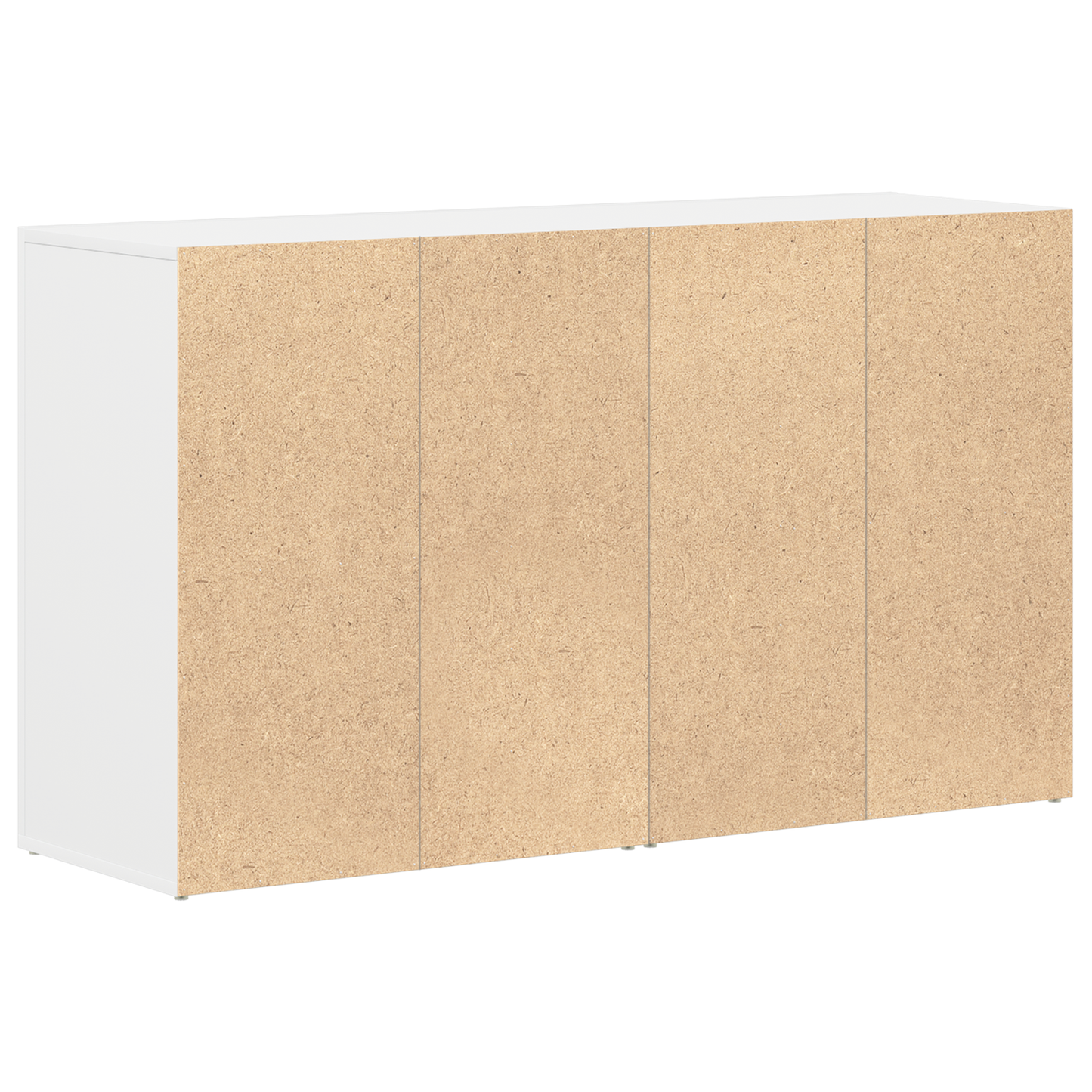White Sideboard White Wood 120 x 36 x 69 cm Storage