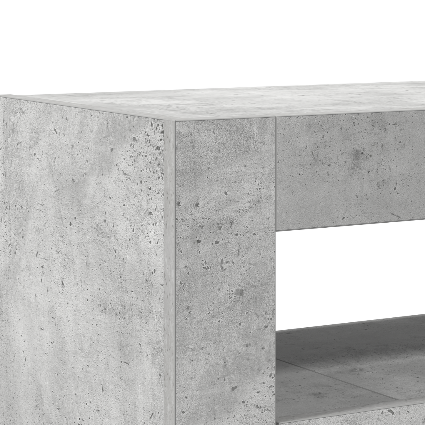 Sideboard Concrete Grey Engineered Wood 116 x 30 x 75 cm