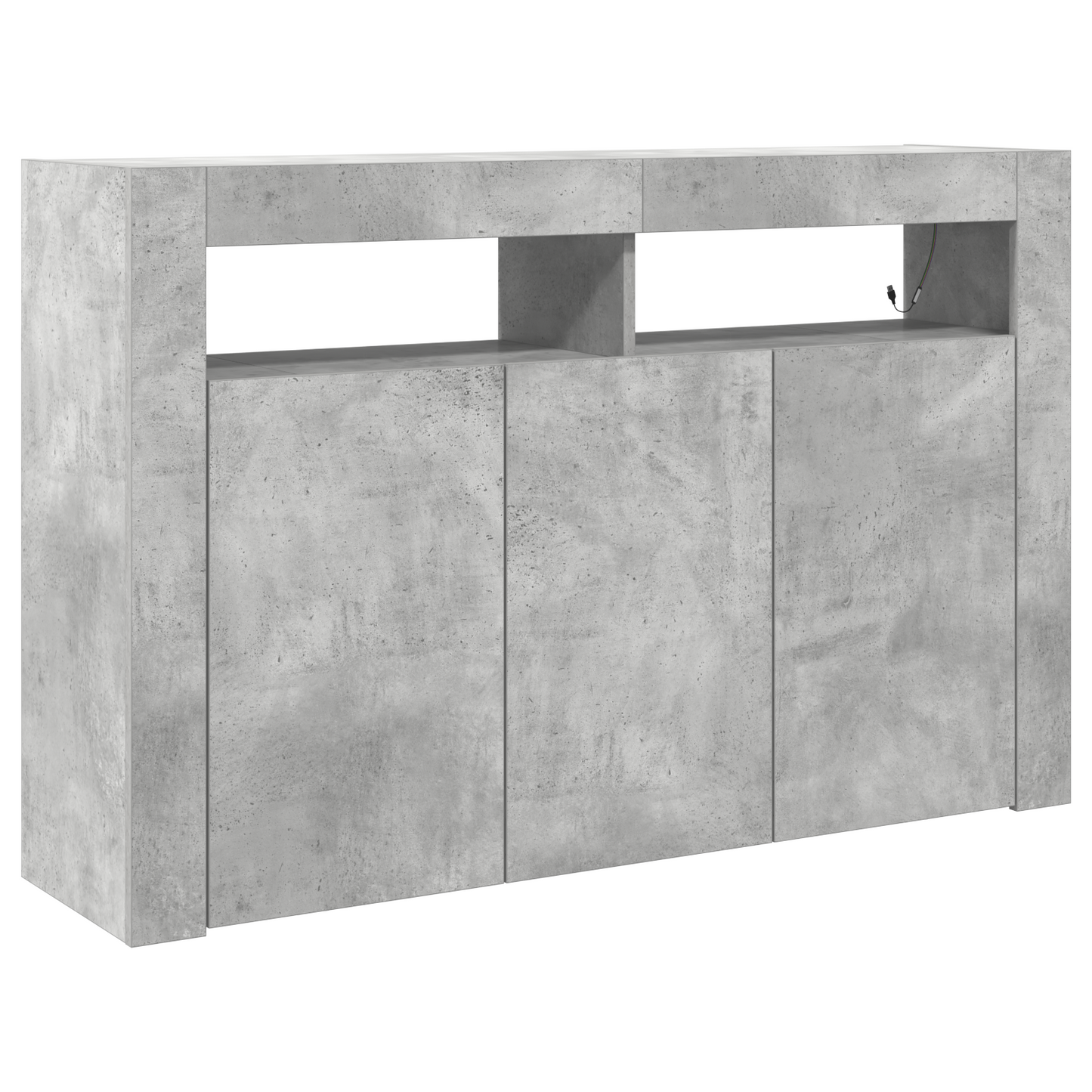 Sideboard Concrete Grey Engineered Wood 116 x 30 x 75 cm