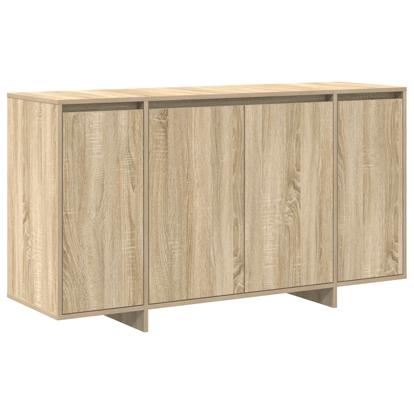 Oak Sideboard Sonoma oak Engineered wood 135 x 41 x 75 cm