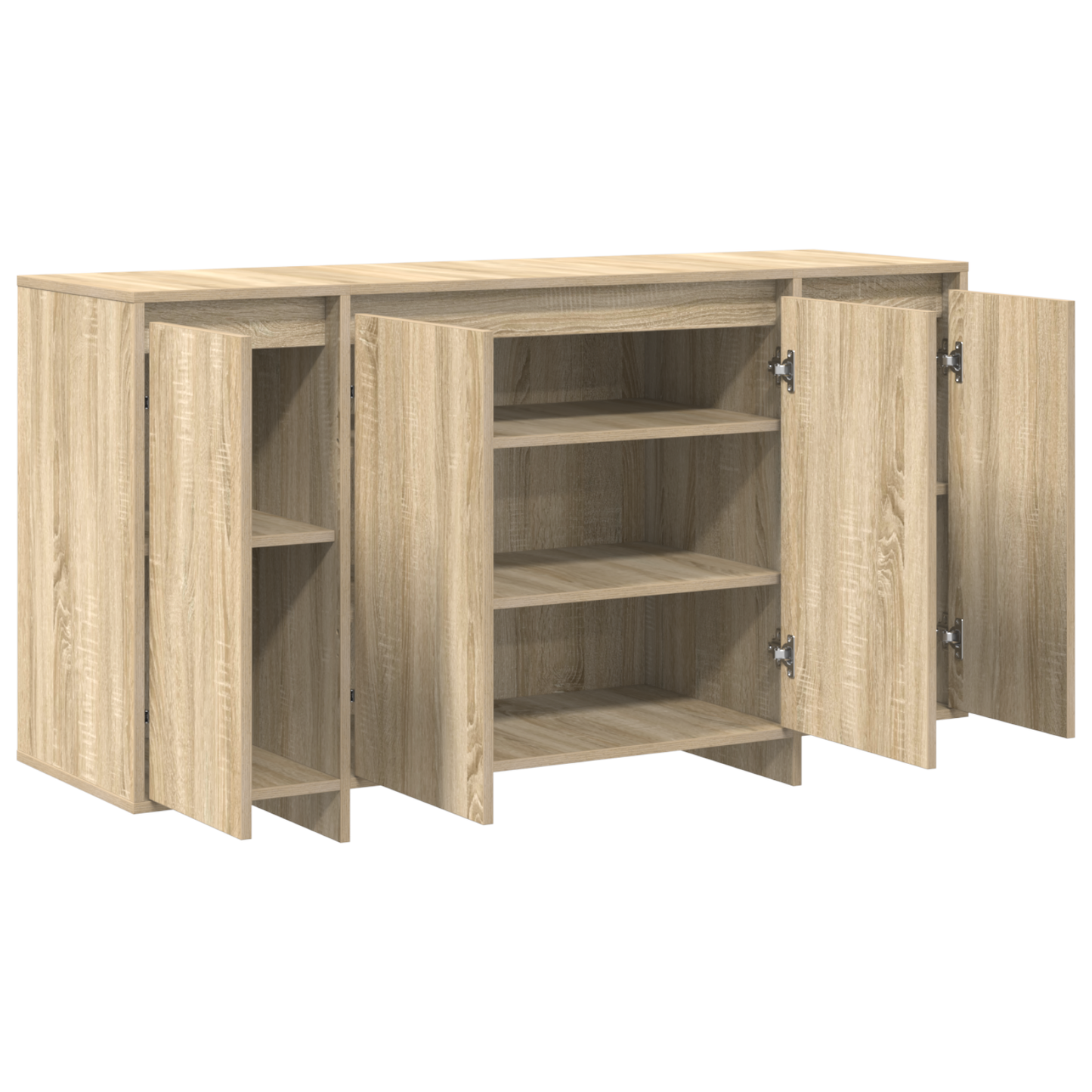 Oak Sideboard Sonoma oak Engineered wood 135 x 41 x 75 cm