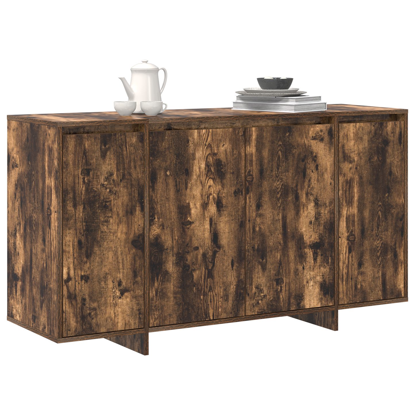 Smoked Oak Sideboard Smoked oak Wood 135 x 41 x 75 cm Storage