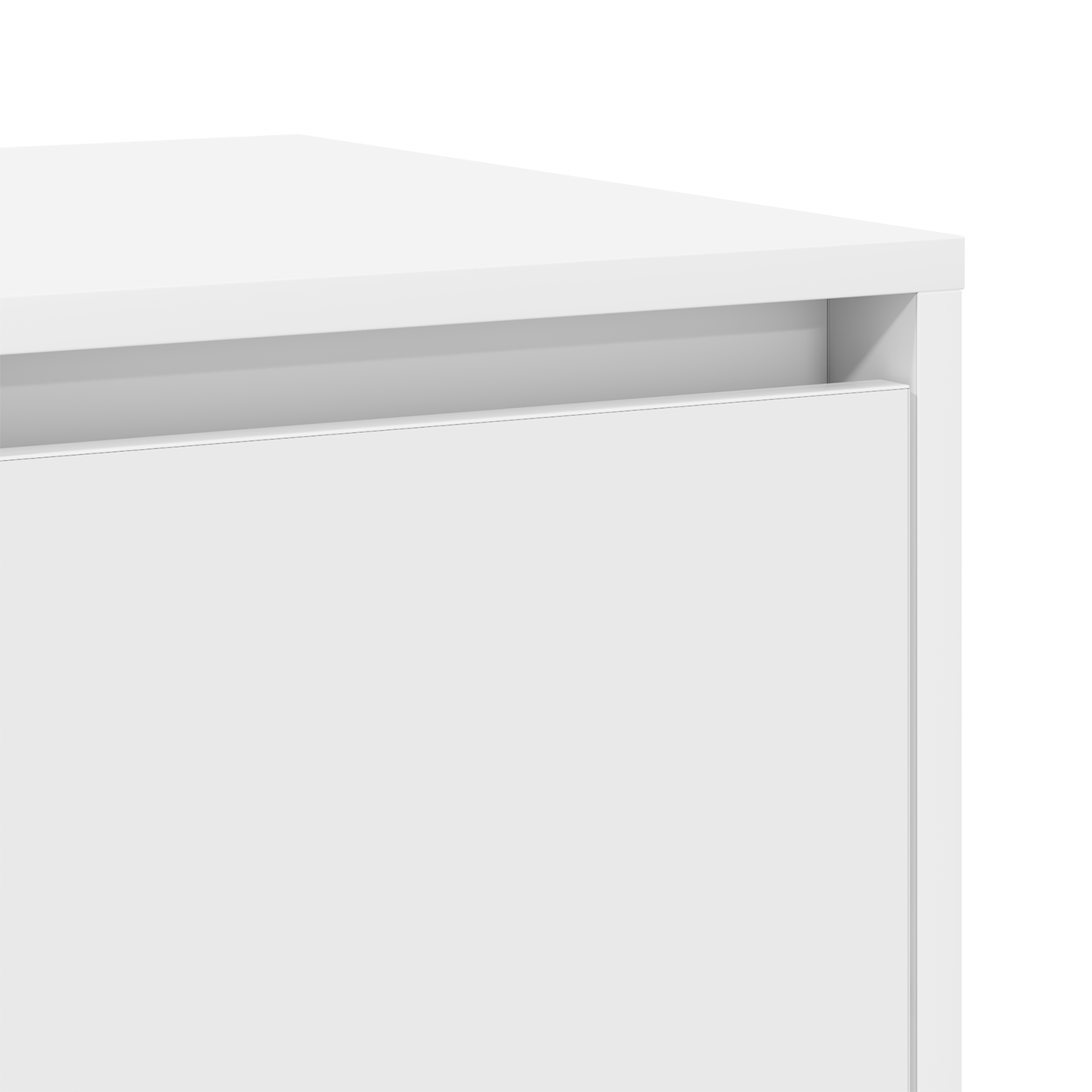 White Sideboard White Engineered Wood 120 x 41 x 75 cm