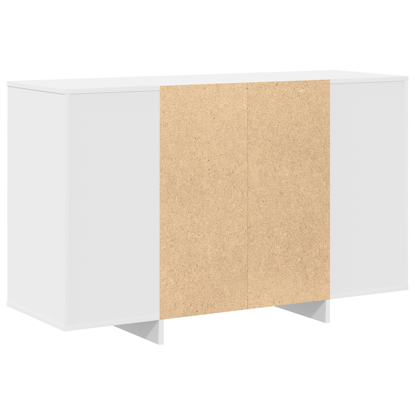 White Sideboard White Engineered Wood 120 x 41 x 75 cm
