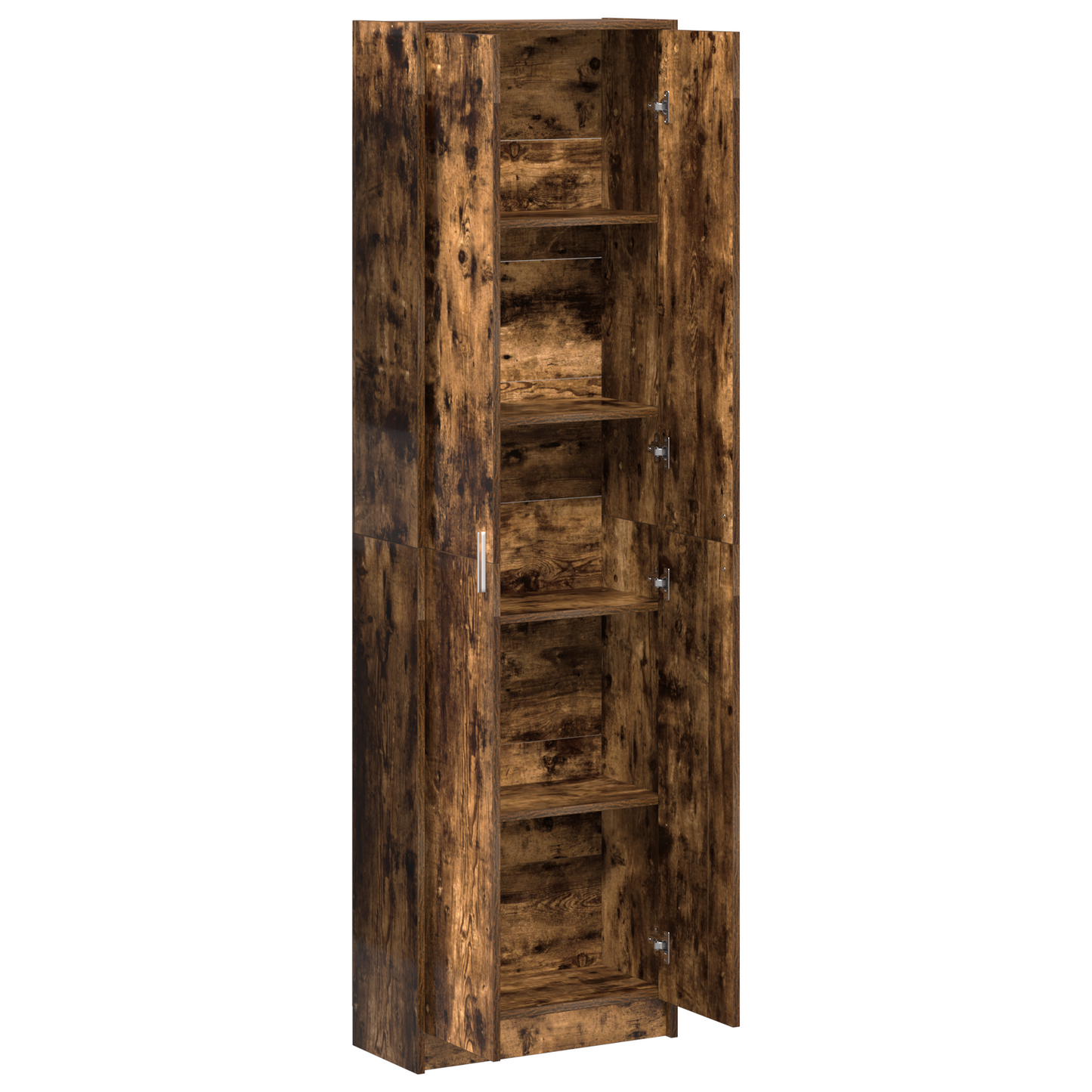 Wardrobe Smoked Oak 55x25x189 cm Engineered Wood