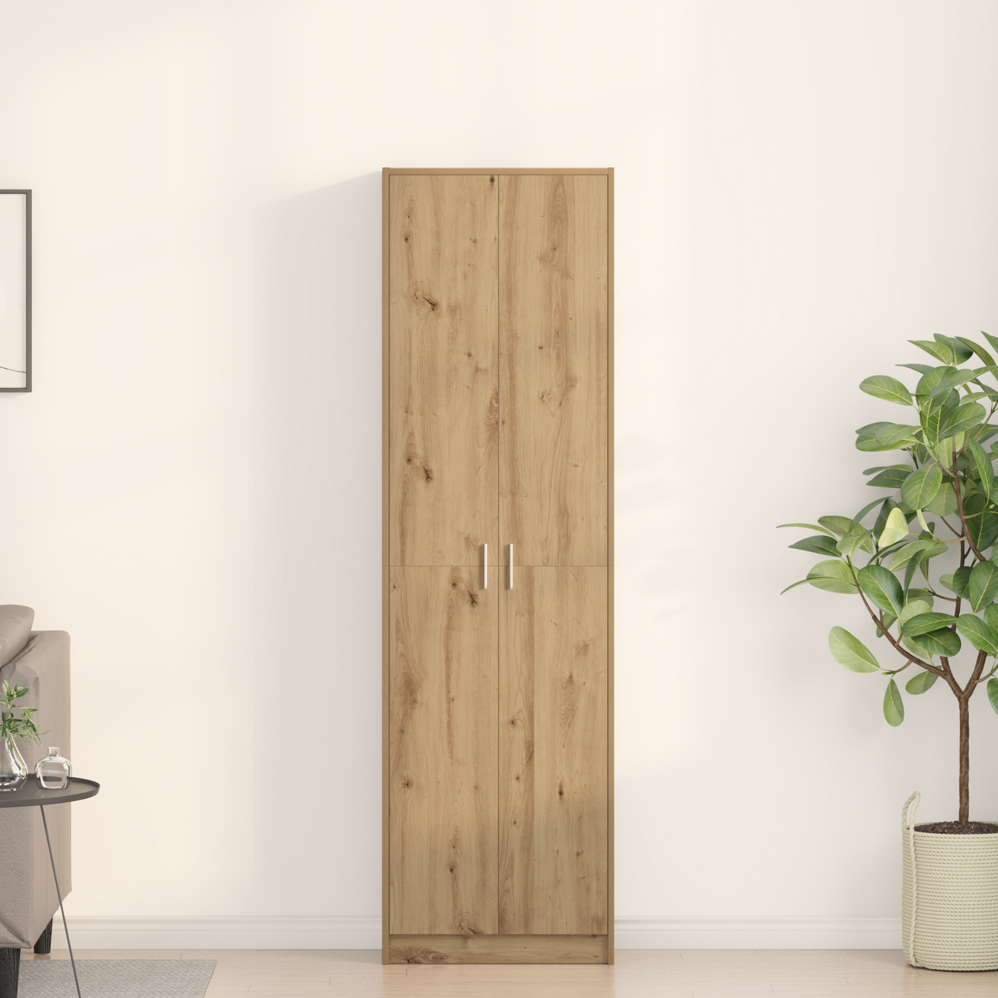 Wardrobe Artisan Oak 55x25x189 cm Engineered Wood
