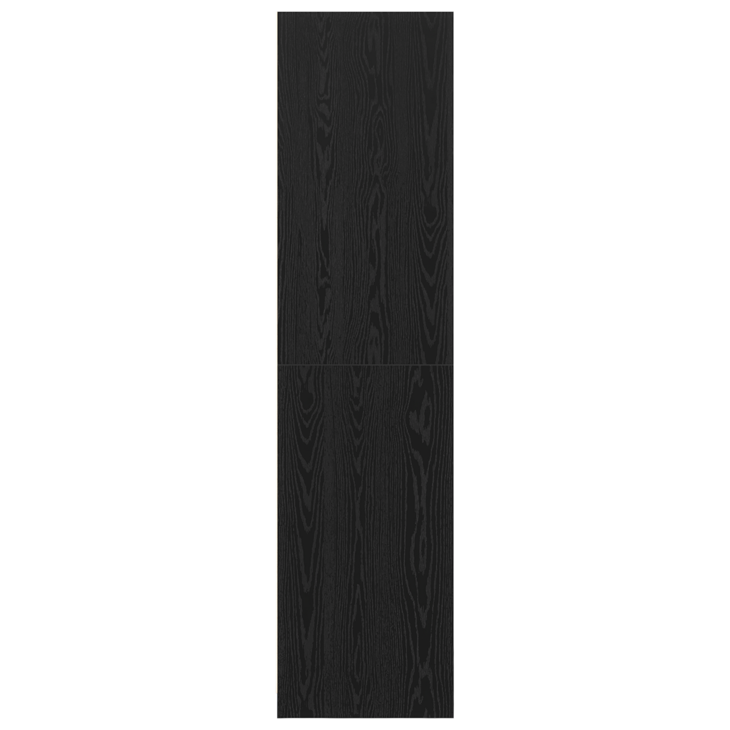 Black Oak Wardrobe - 100x50x200 cm, Made of Engineered Wood