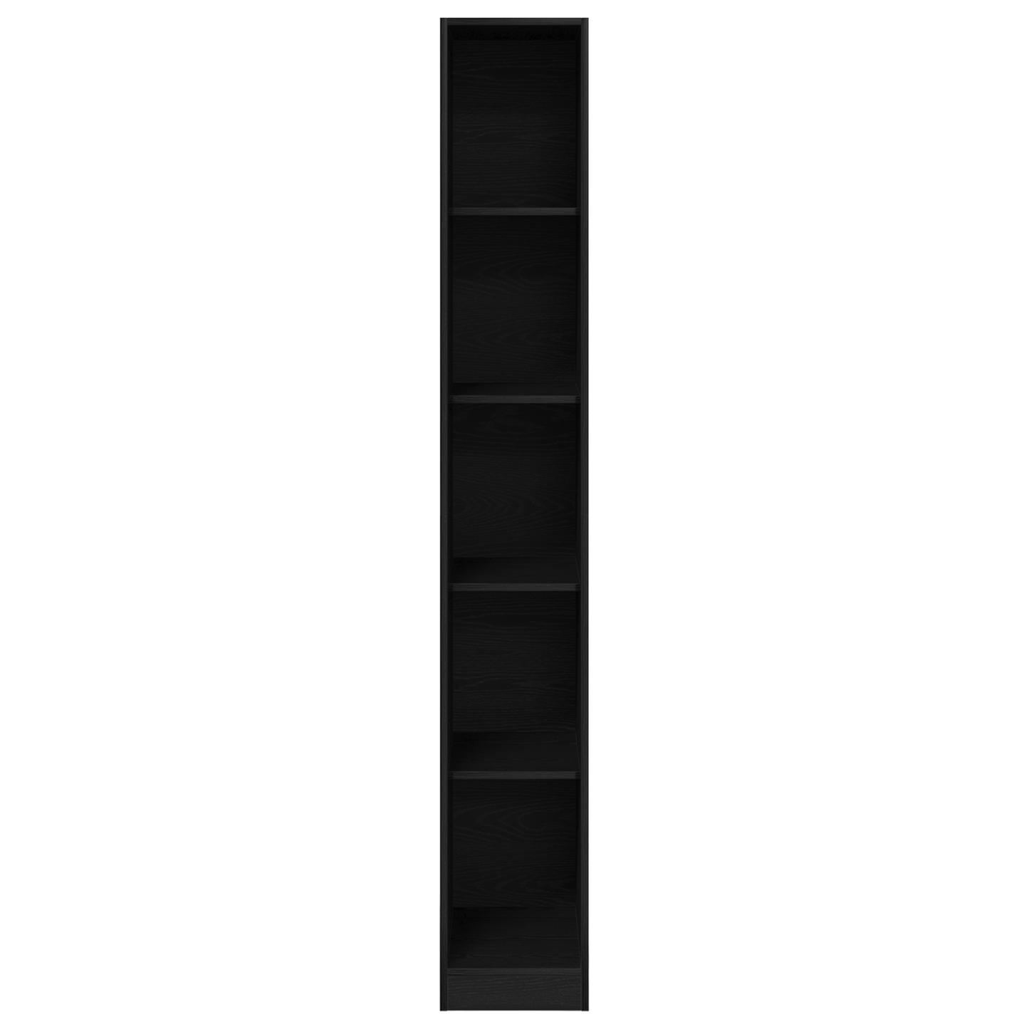 Black Oak Wardrobe - 30x50x200 cm, Made from Engineered Wood