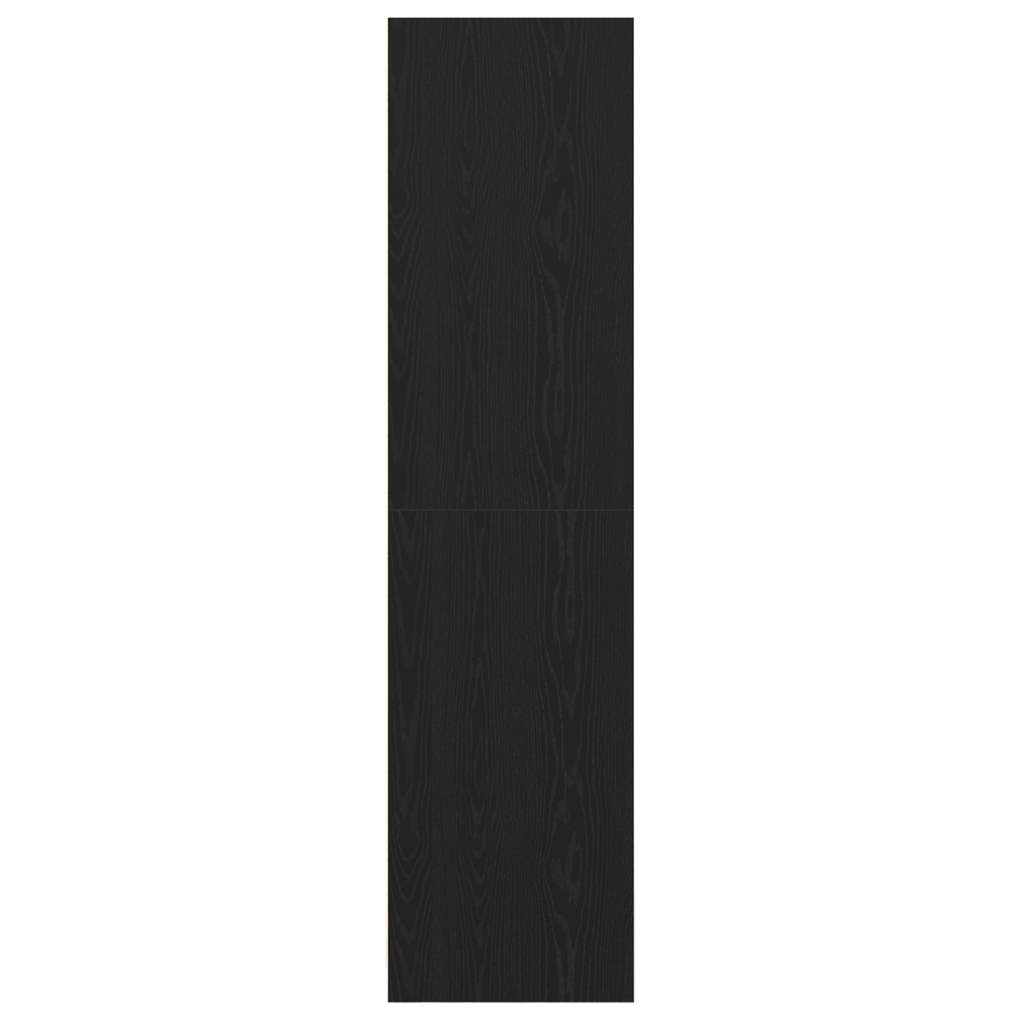 Black Oak Wardrobe - 30x50x200 cm, Made from Engineered Wood