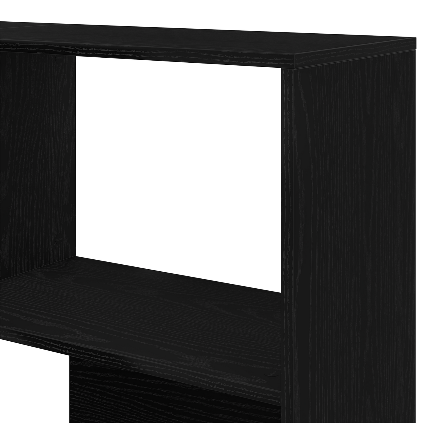 Corner Cabinet Black Oak 140x30x140 cm Engineered Wood