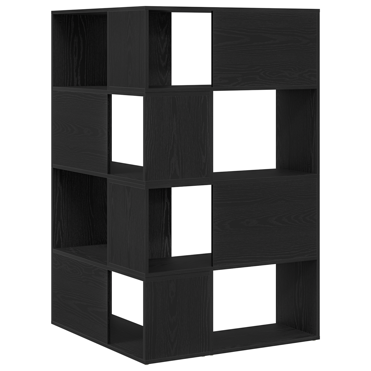 Corner Cabinet Black Oak 140x30x140 cm Engineered Wood