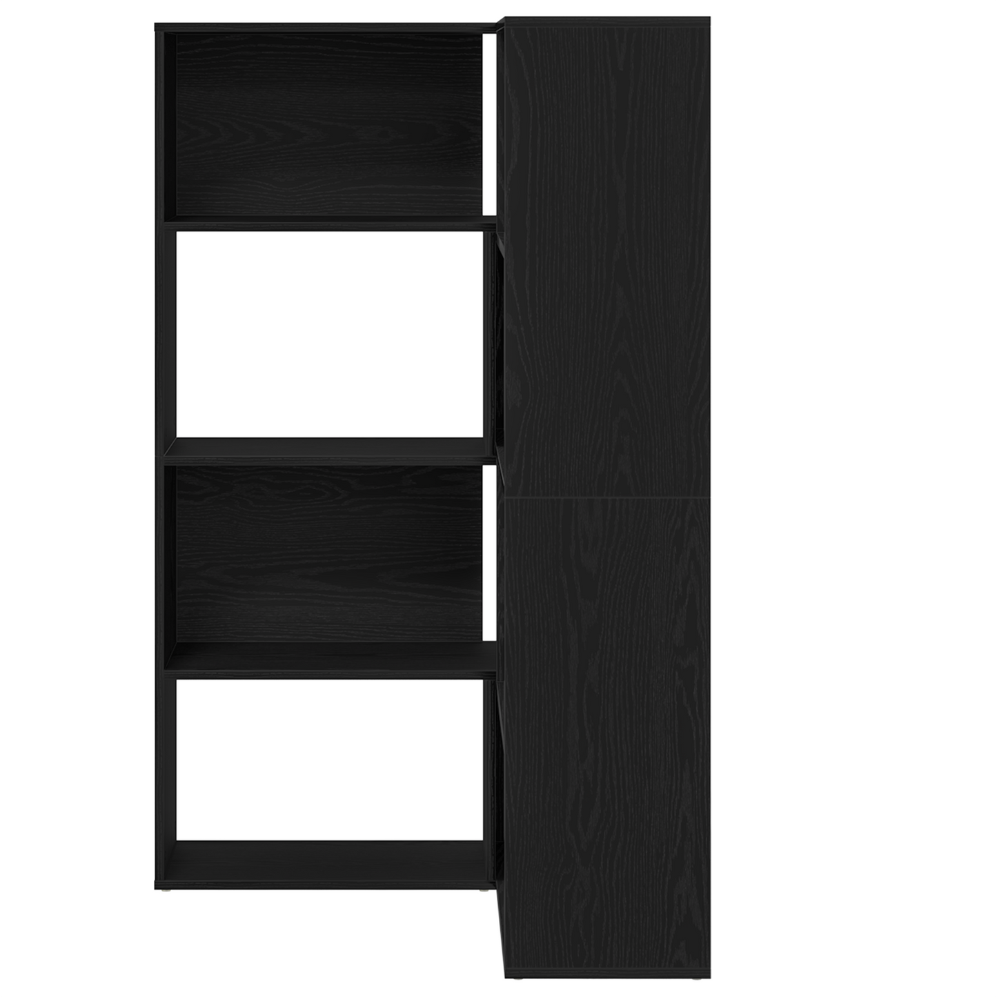 Corner Cabinet Black Oak 140x30x140 cm Engineered Wood