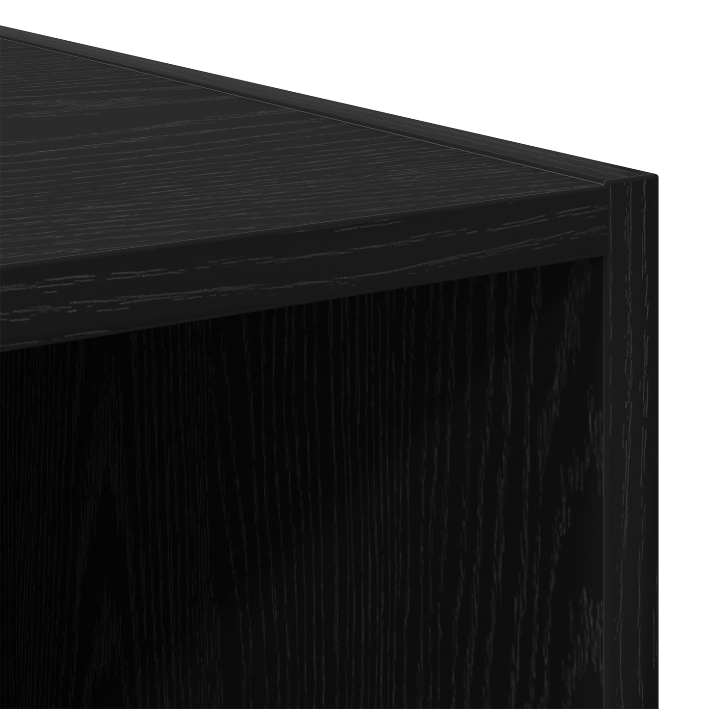 Black Oak Wardrobe 30x50x200 cm Made from Engineered Wood
