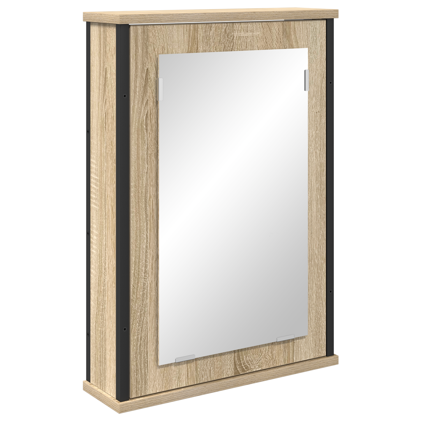 3 Piece Bathroom Furniture Set Sonoma Oak Engineered Wood