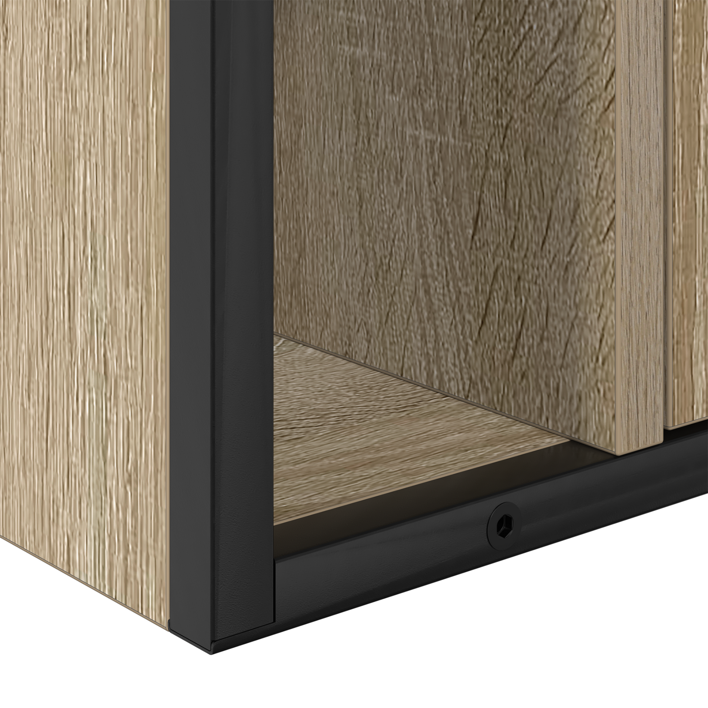 3 Piece Bathroom Furniture Set Sonoma Oak Engineered Wood