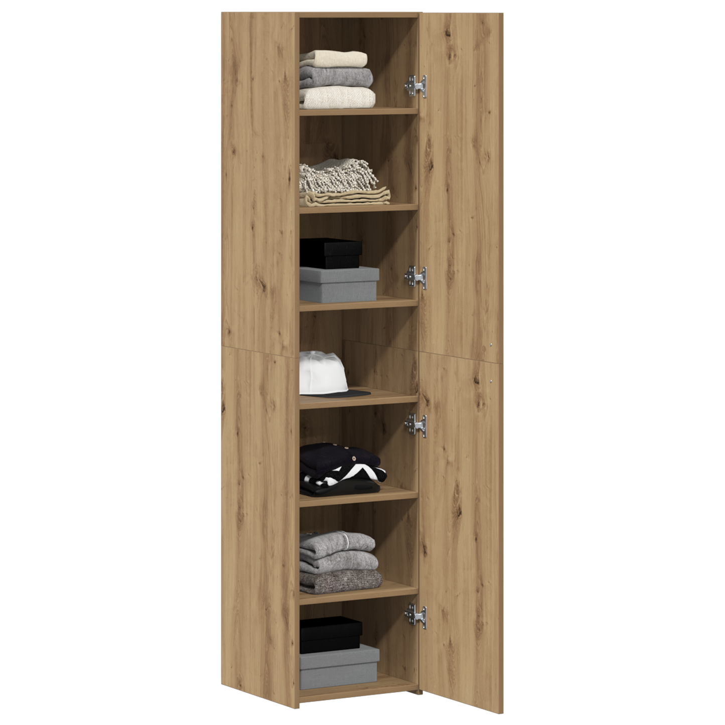 Highboard Artisan Oak 40x42.5x185 cm Engineered Wood