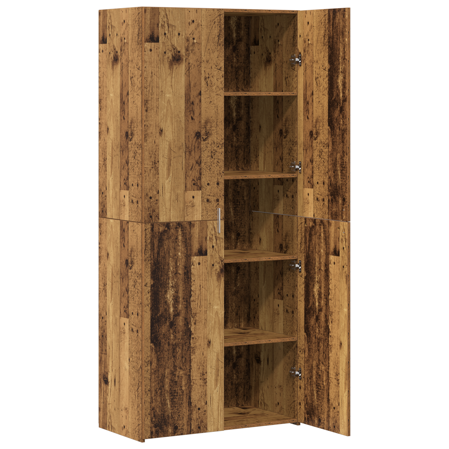 Highboard Old Wood 40x42.5x185 cm Engineered Wood