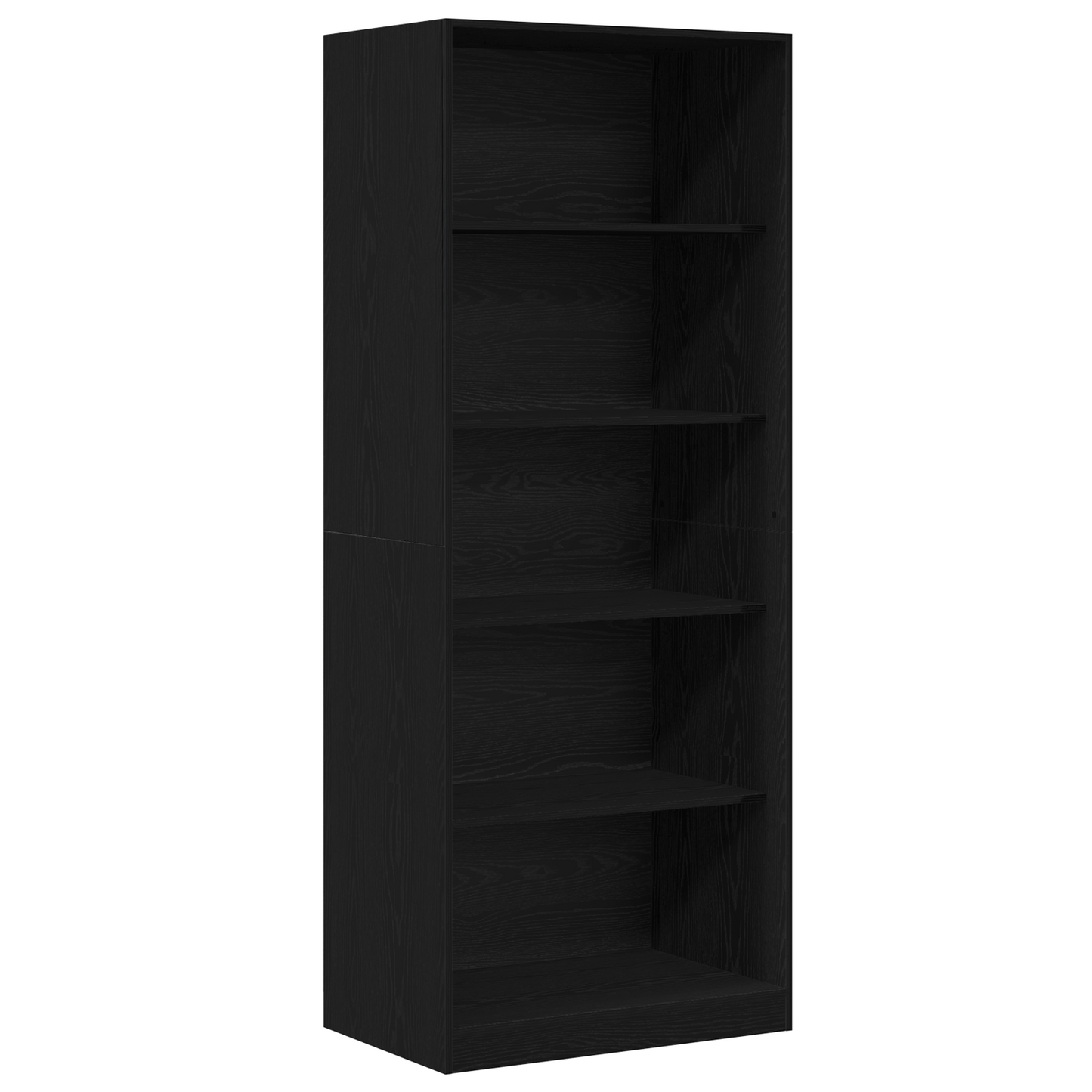Wardrobe Black Oak Set of 2 Black oak Particle board