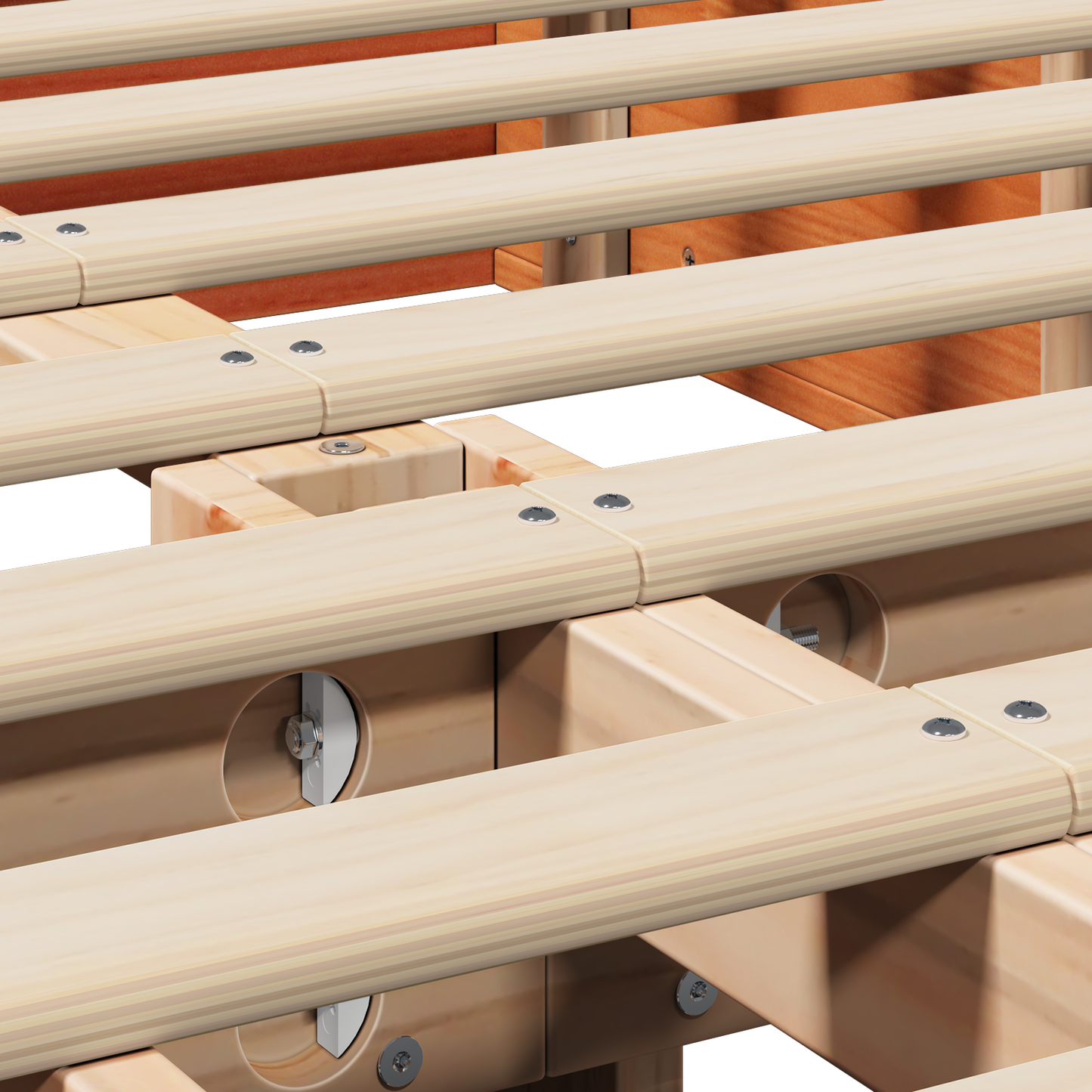 Bed Frame with Lift-up Storage Wax Brown 150x200 cm Solid Wood Pine