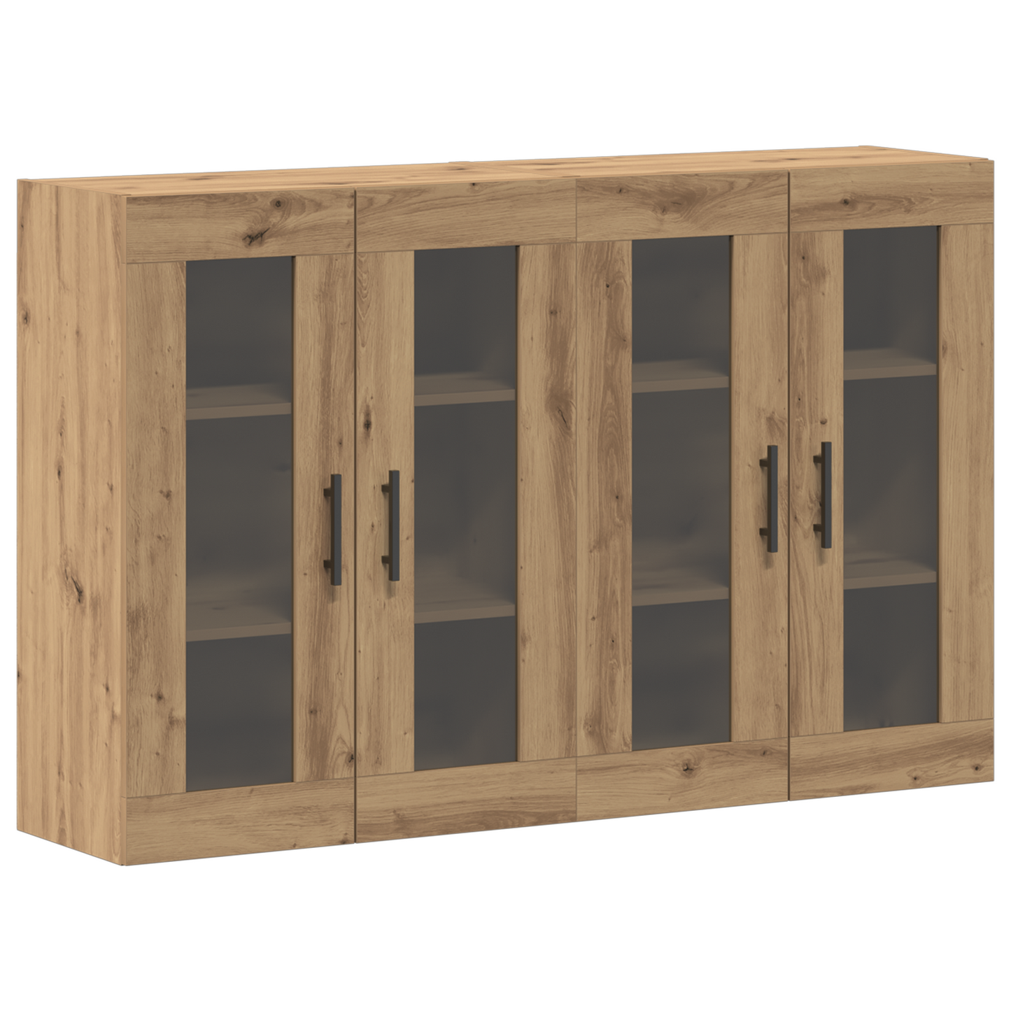 Wall Mounted Cabinets 2 pcs Artisan Oak 69.5x34x90 cm Engineered Wood