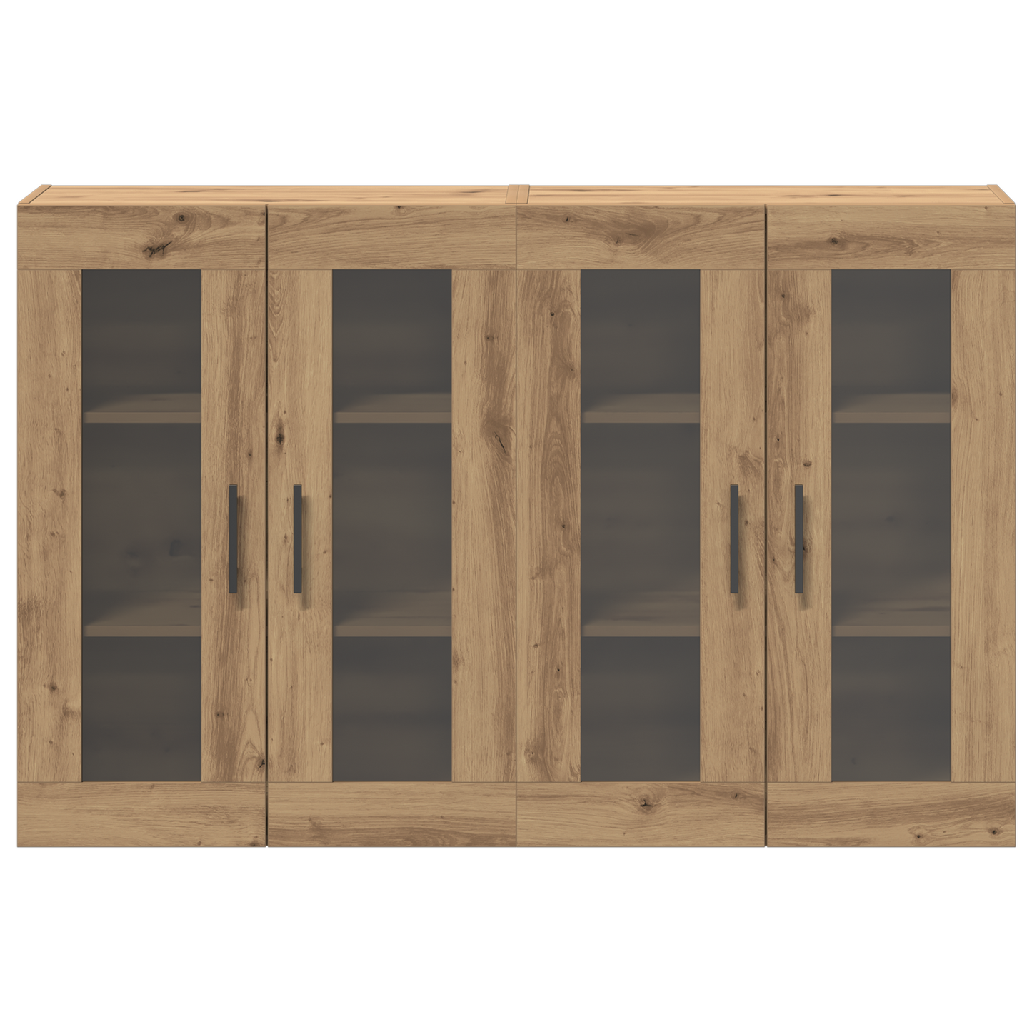 Wall Mounted Cabinets 2 pcs Artisan Oak 69.5x34x90 cm Engineered Wood